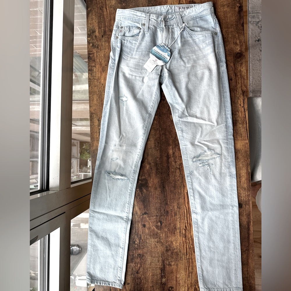 AG Jeans Dylan Light Blue Slim Skinny Size 28